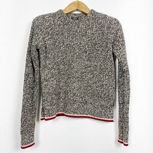 Roots Cabin Sweater Canada Knit Crewneck Size XS Long‎ Sleeve